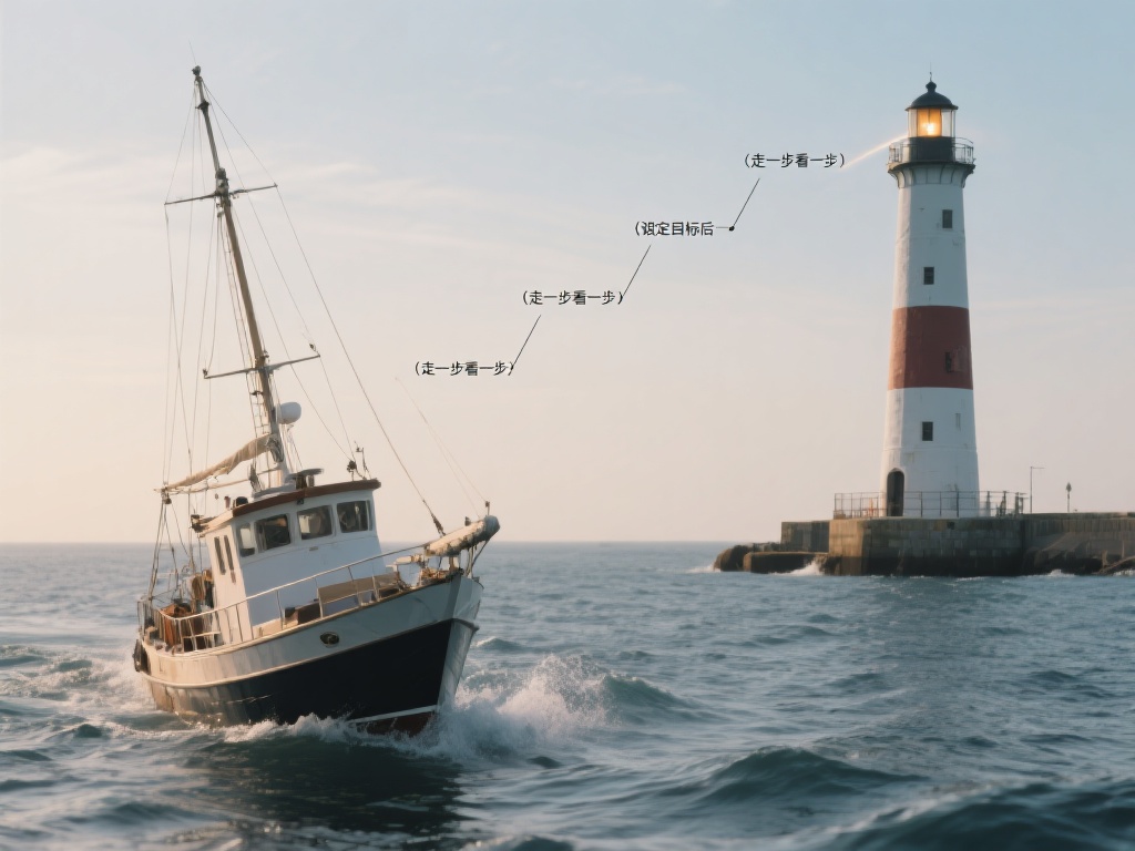 许多人在生活和事业中缺乏明确的目标。这种“走一步看