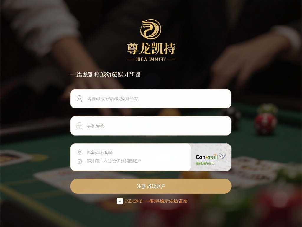 在开始您的尊龙凯时旅程之前，首先需要注册一个账户。